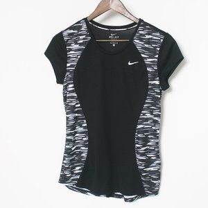 Nike Dri Fit Running Medium Black Shirt